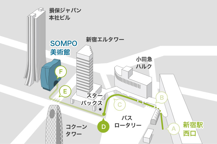 来館のご案内 ご利用案内 アクセス Sompo美術館