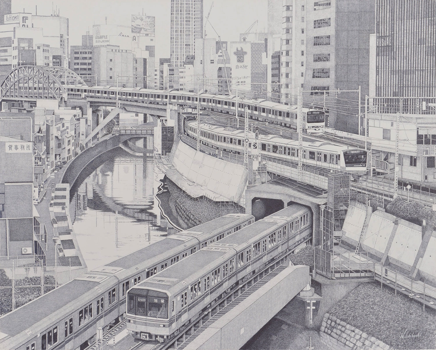 ジオラマの様な風景