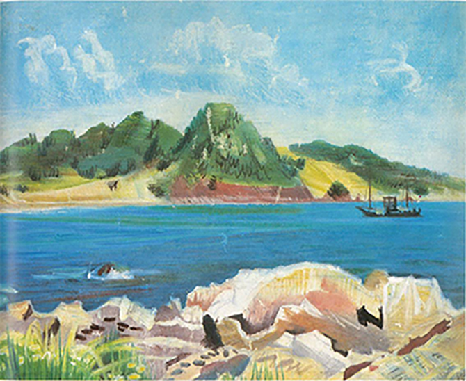 巨匠たちのクレパス画展】日本近代から現代まで：岡本太郎、梅原龍三郎