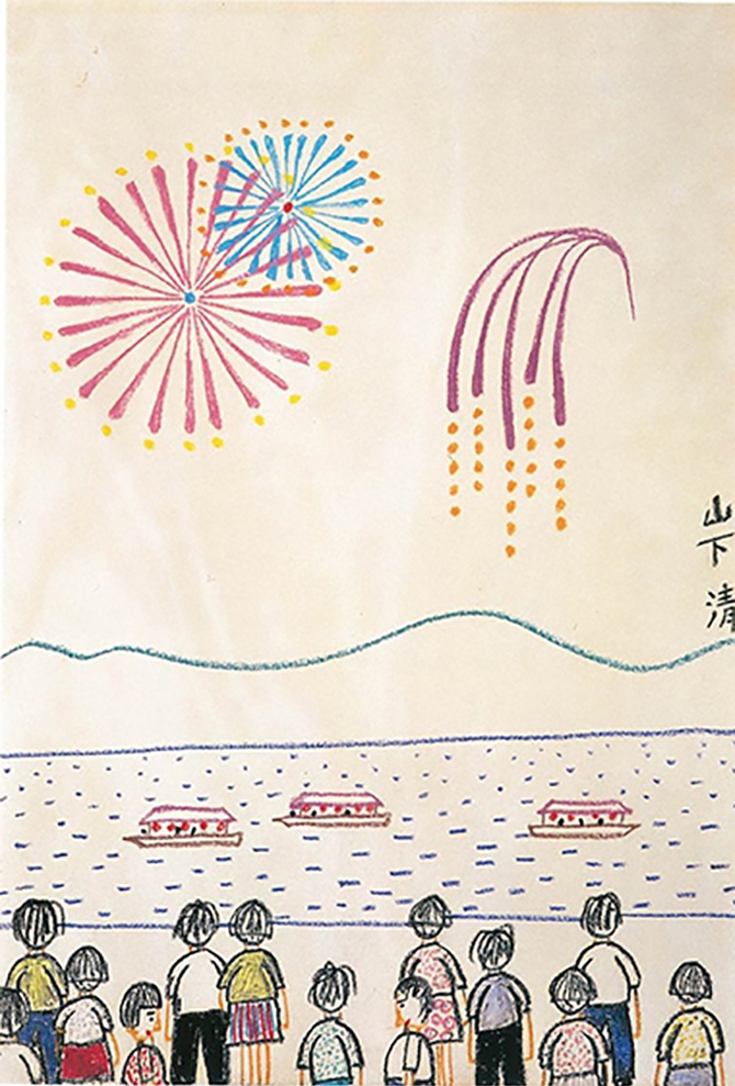 巨匠たちのクレパス画展】日本近代から現代まで：岡本太郎、梅原龍三郎